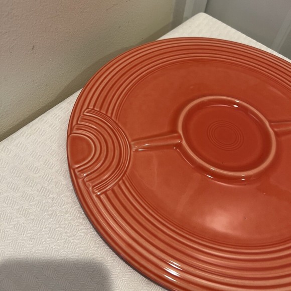 Fiesta Kitchen Fiesta Fiestaware 2 Hostess Vegi Chip Tray Plate